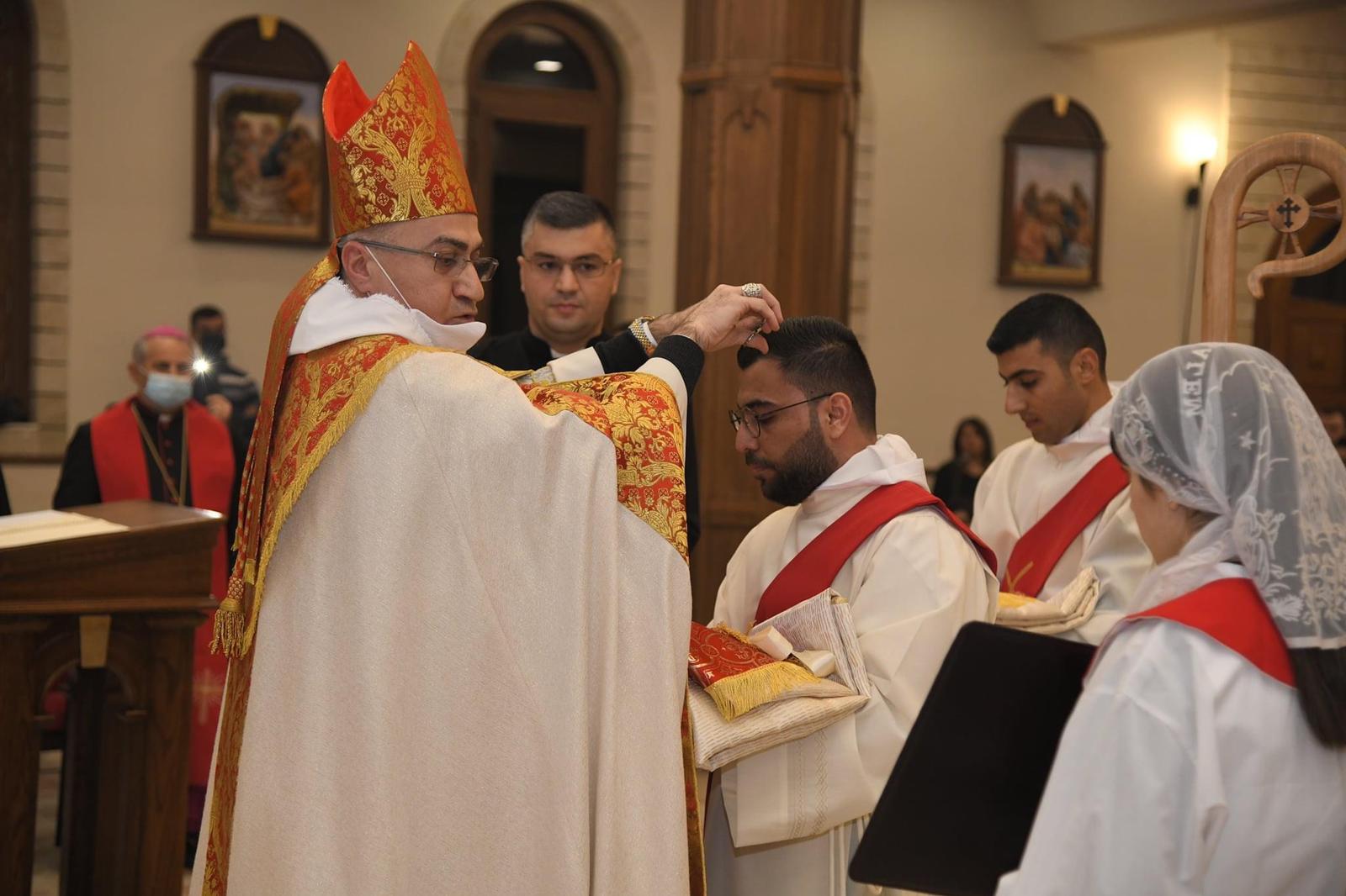 Fr Savio Handula during his ordination ceremony